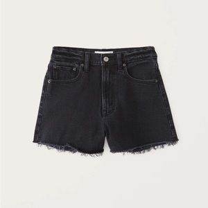 Abercrombie The 90’s Relaxed Cutoff Shorts High rise size 26